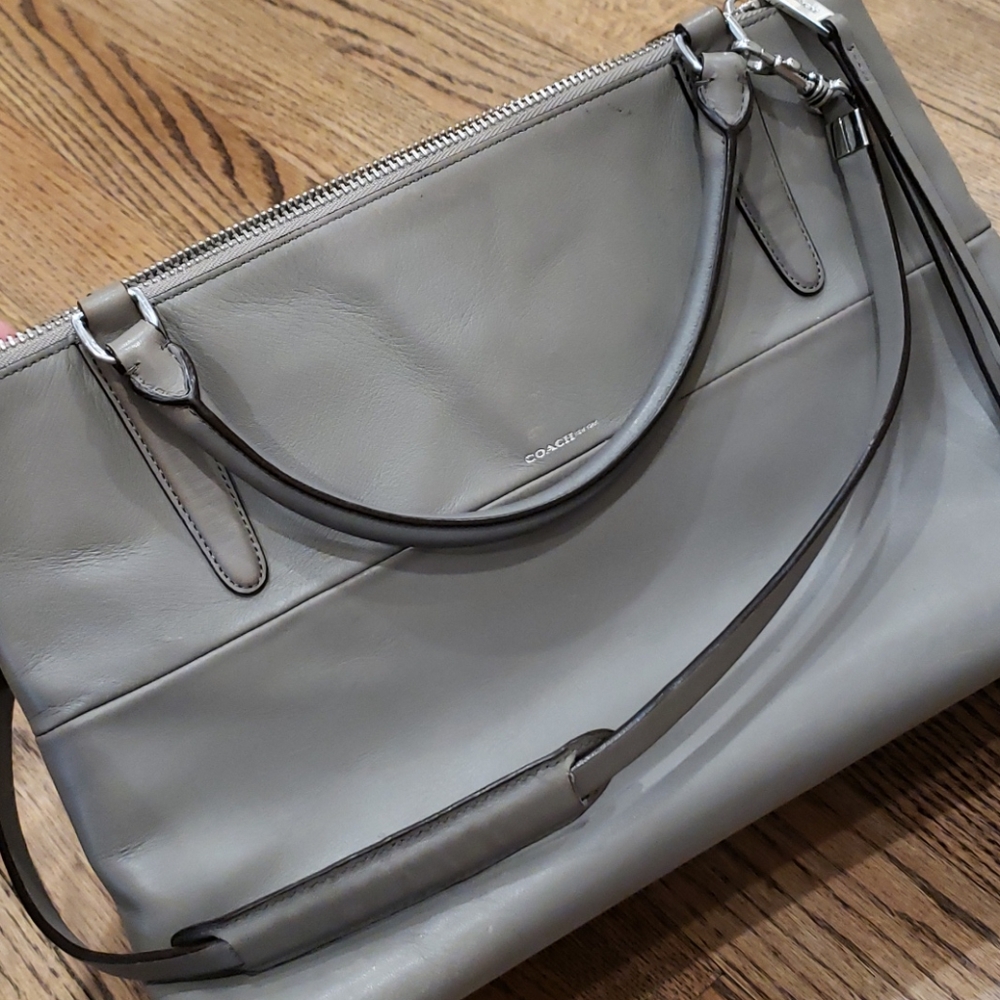 COACH Borough Bag in Retro Glove Tan Leather - Picture 6 of 16